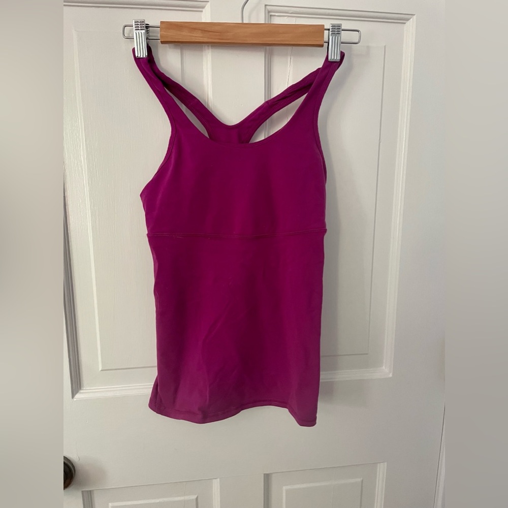 Lululemon fuchsia workout tank top